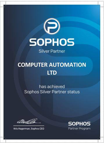 Sophos certificate